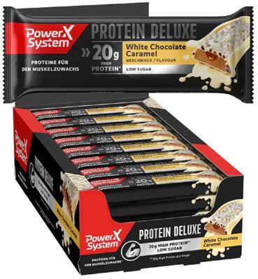 Power System Protein Deluxe. 15 x 55 g Riegel