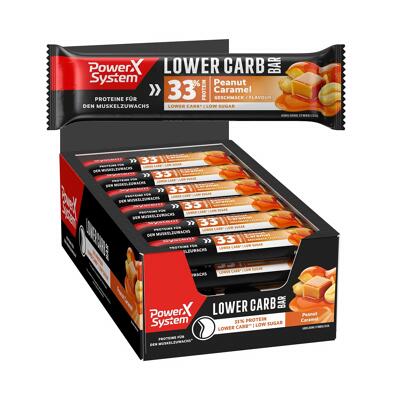 Power System Lower Carb Bar. 28 x 40 g Riegel