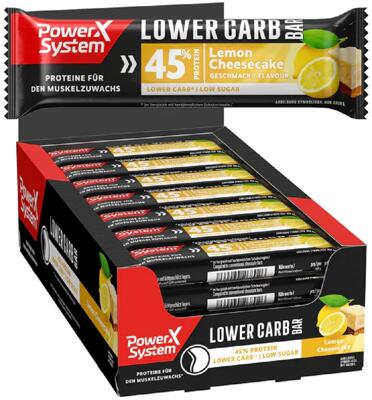 Power System Lower Carb Bar. 28 x 40 g Riegel