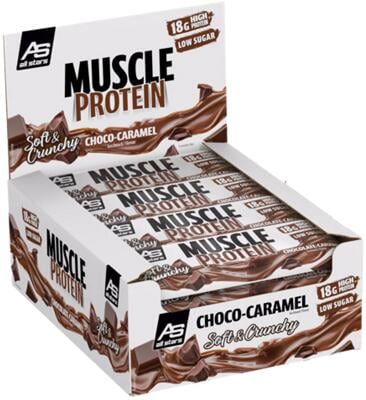All Stars Muscle Protein Bar. 12 x 65 g Riegel