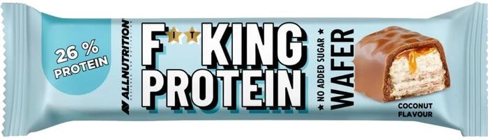 Allnutrition Fitking Protein Wafer. 24 x 37 g Riegel. Coconut