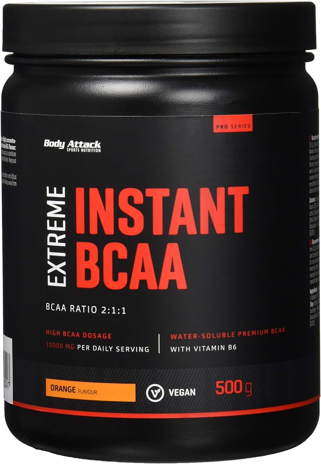 Body Attack Extreme Instant BCAA (500g Dose) Orange