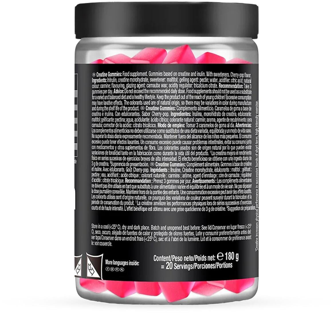 Weider Premium Creatine Gummies, 60 Gummies, Cherry Pop