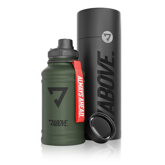 ABOVE. Edelstahl Trinkflasche (1300ml)  olive