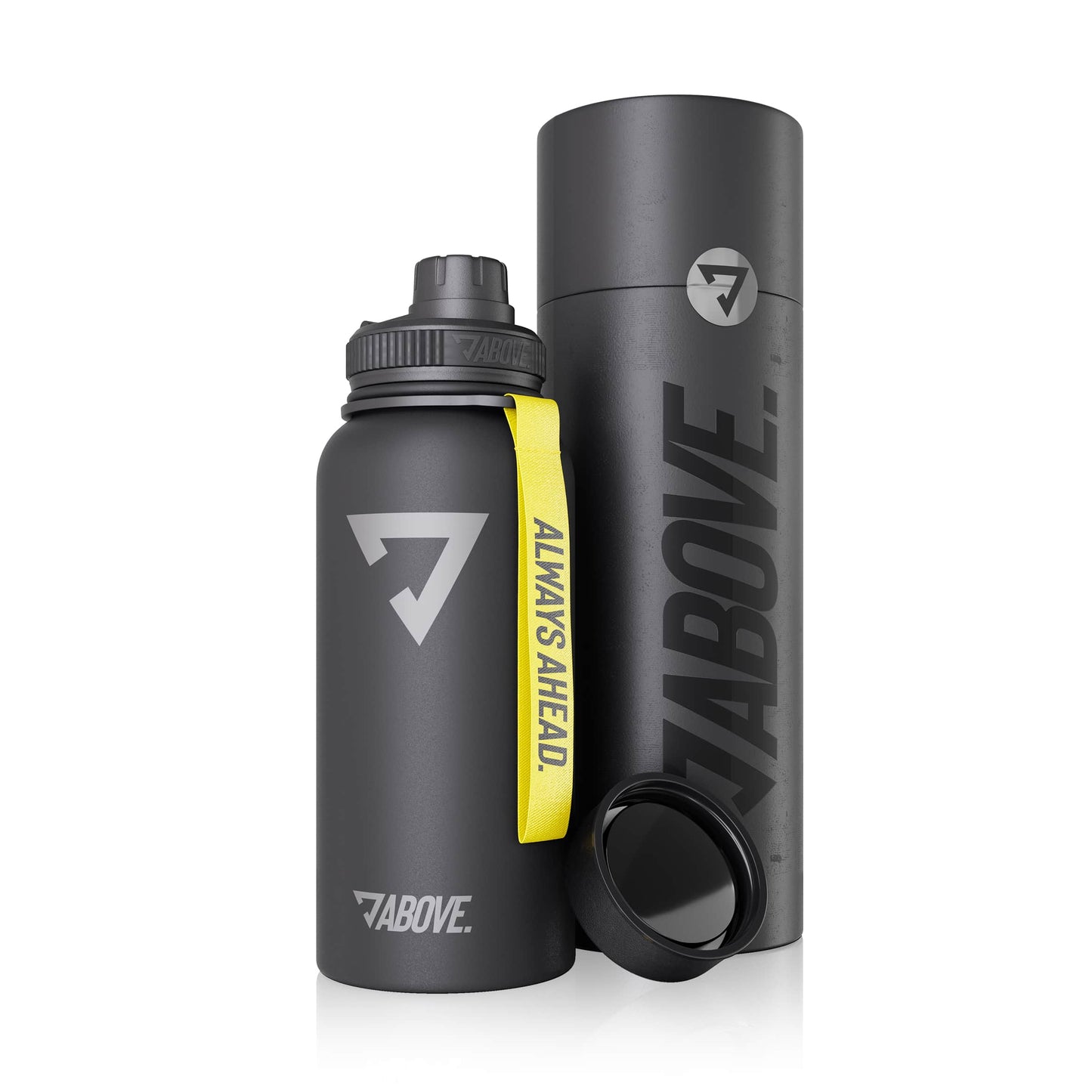 ABOVE. Edelstahl Thermosflasche (950ml) schwarz