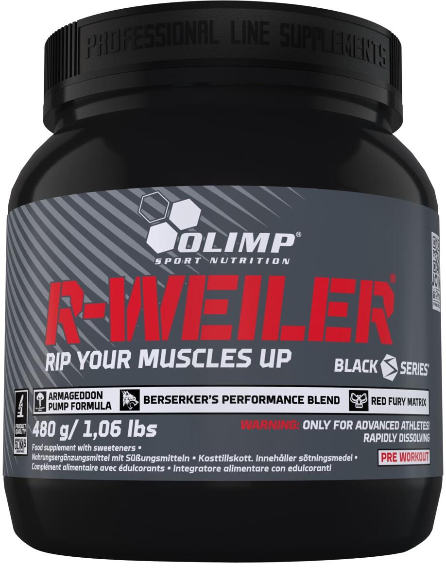 Olimp R-Weiler, 480 g Dose, Orange