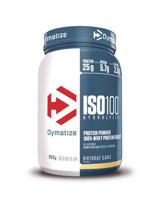 Dymatize ISO 100 (932g Dose) Birthday Cake