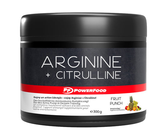 PowerFood Arginine + Citrulline (300g Dose)