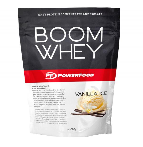 PowerFood One Boom Whey (1000g)  Vanilla Ice
