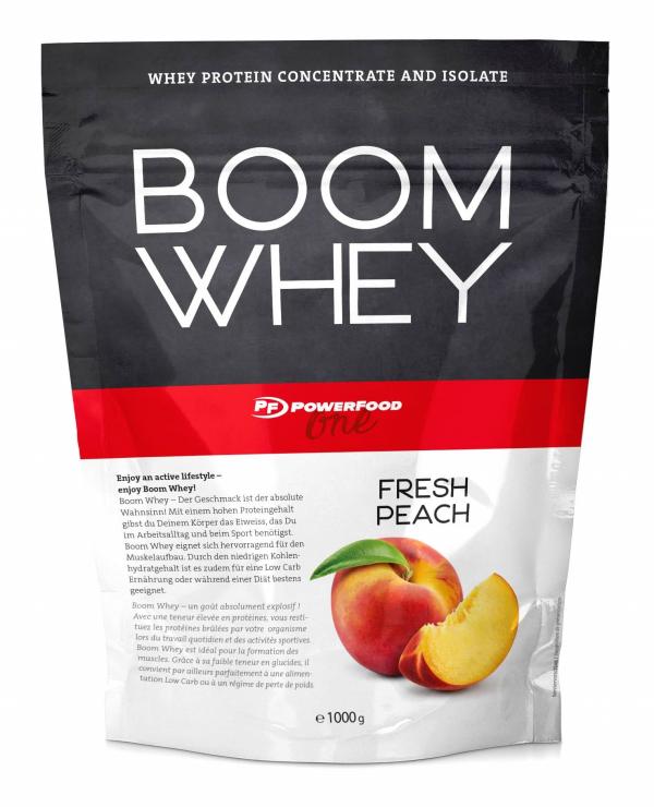 PowerFood One Boom Whey (1000g)  Fresh Peach