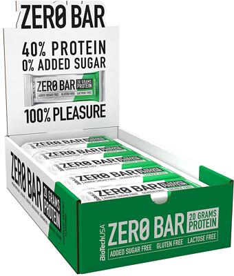 BioTech USA Zero Bar. 20 x 50 g Riegel