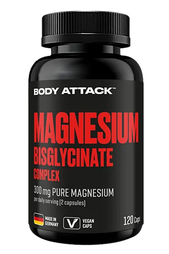 Body Attack Magnesium Bisglycinate Complex (120 Caps)  Neutral