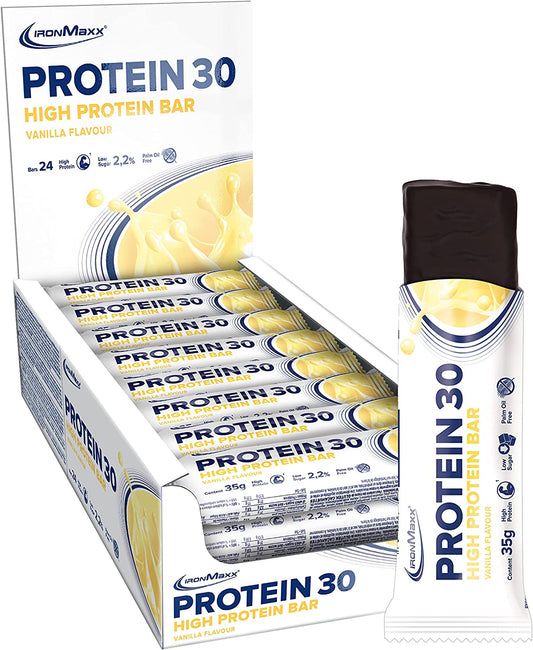 IronMaxx Protein 30 Bar (24 x 30G) Vanilla