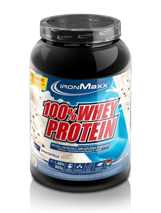 Ironmaxx 100% Whey Protein (900g Dose) Stracciatella