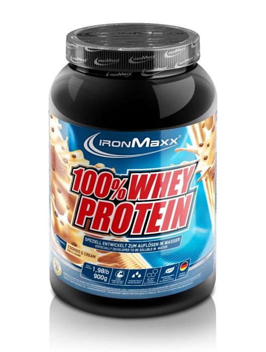 Ironmaxx 100% Whey Protein (900g Dose) Cookies and Cream