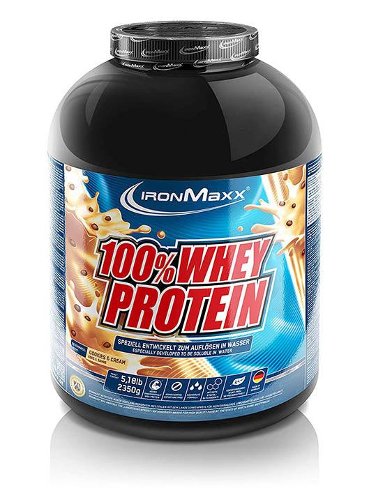 Ironmaxx 100% Whey Protein (2350g Dose) Cookies and Cream