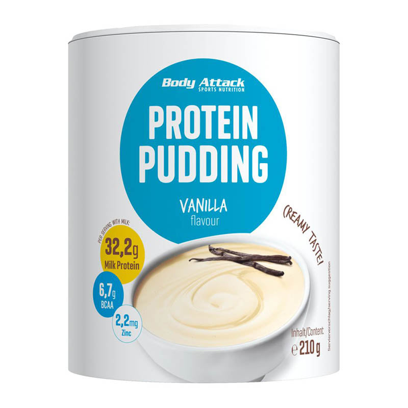 Body Attack Protein Pudding (210g Dose) Bourbon Vanilla