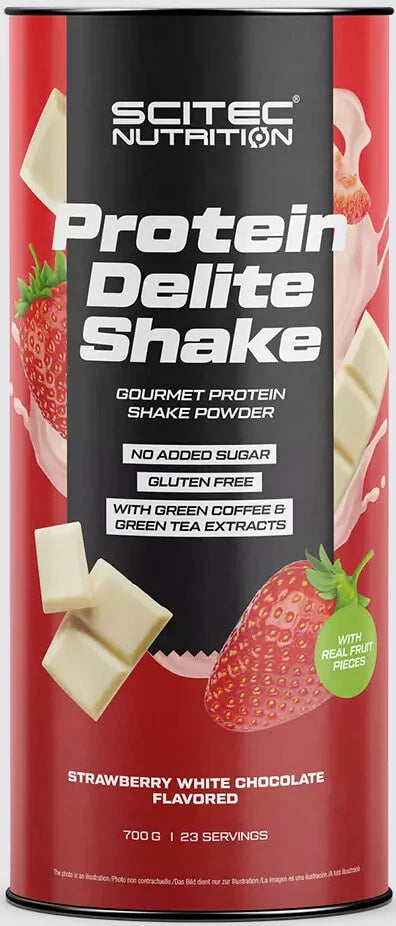 Scitec Nutrition Protein Delite Shake (700g Dose)  Strawberry White Chocolate