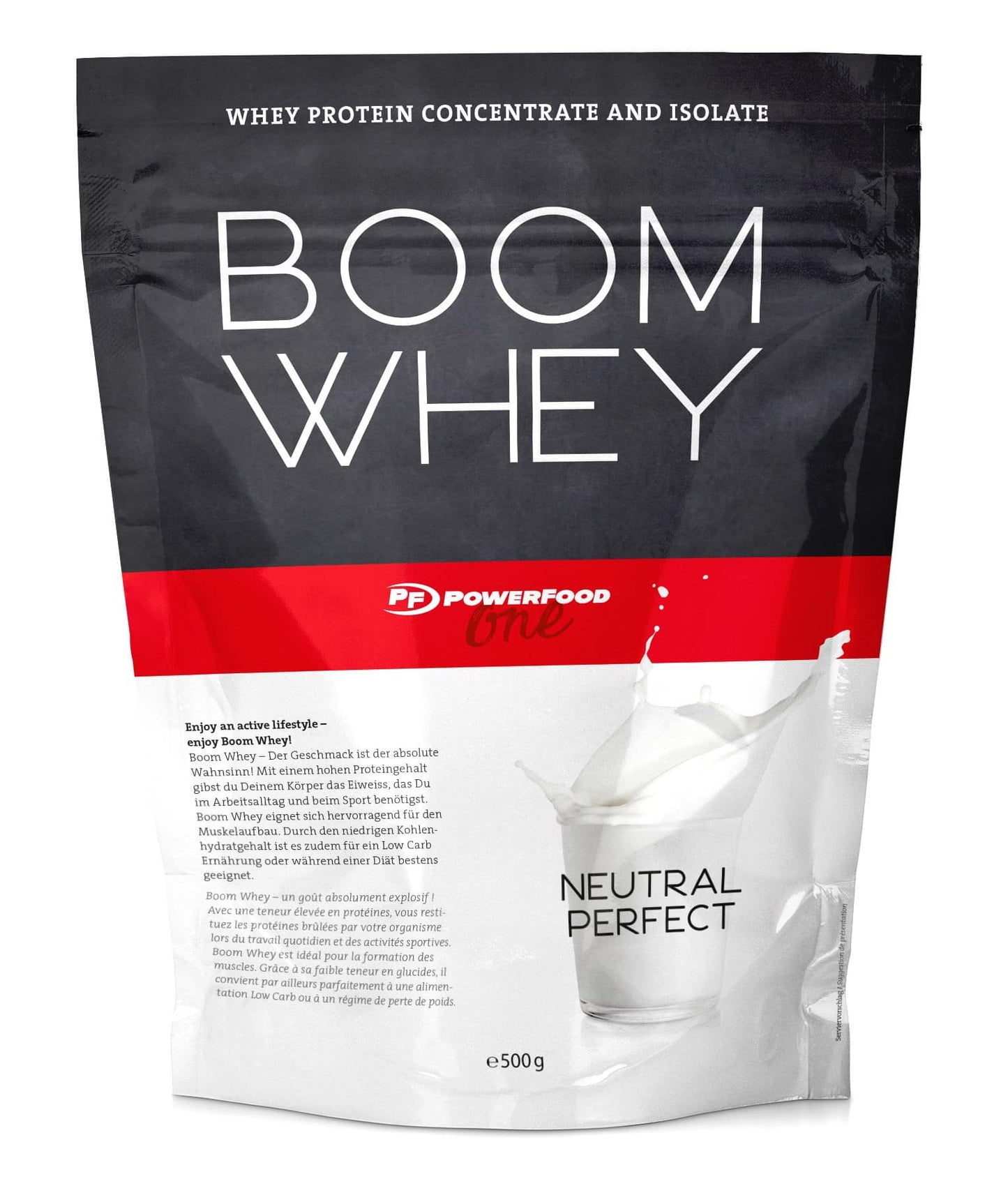 PowerFood One Boom Whey (500g)  Neutral Perfect