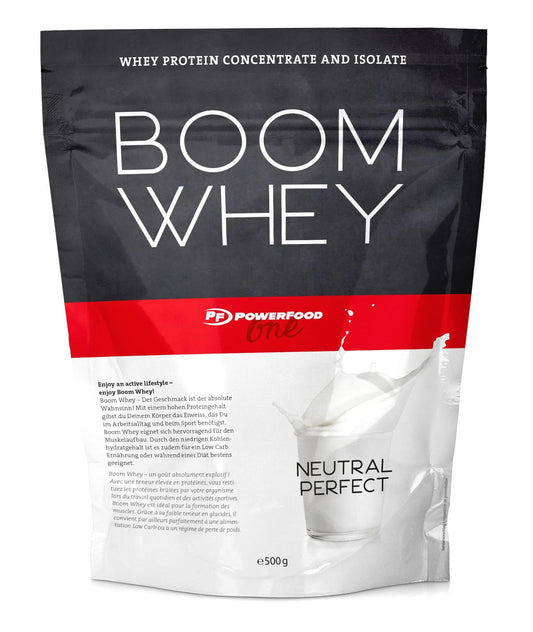 PowerFood One Boom Whey (500g)  Neutral Perfect