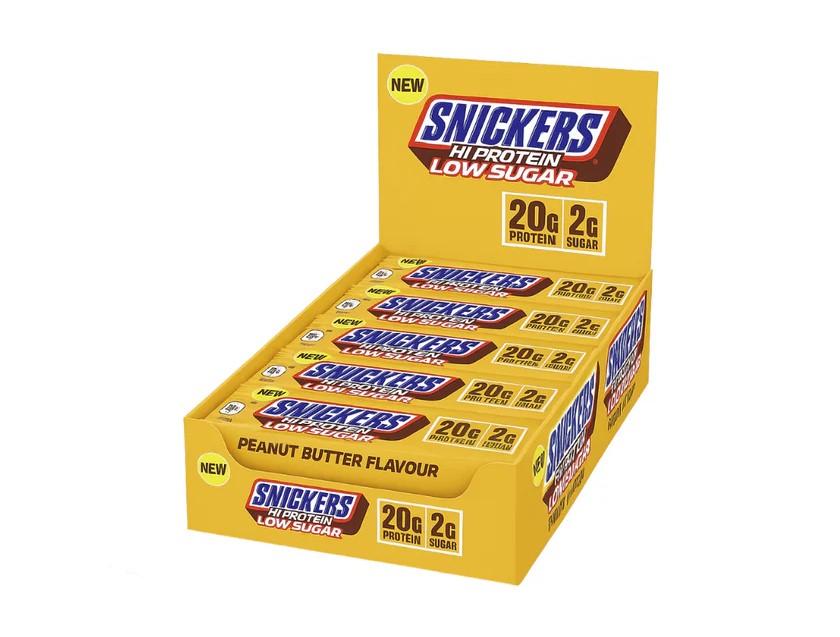 Snickers Hi Protein Low Sugar Bar (12 x 57G)  Peanut Butter