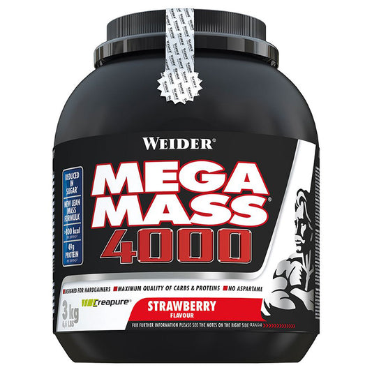 Weider Mega Mass 4000 (3000g Dose) Erdbeer