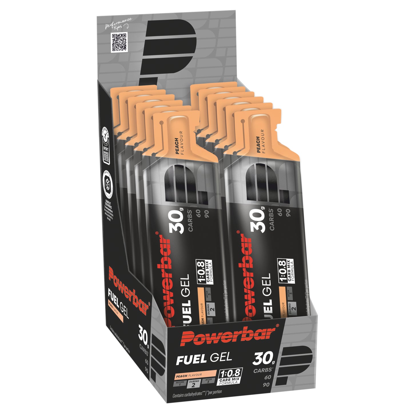 PowerBar Fuel Gel (12 x 50ml)  Peach