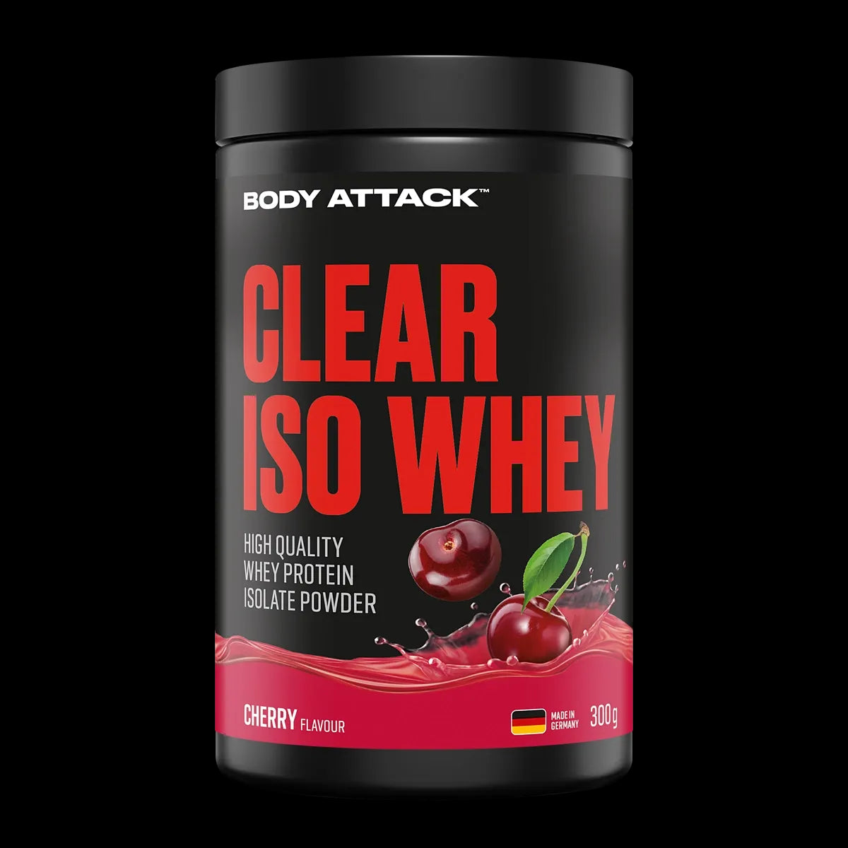 Body Attack Clear Iso Whey (300 Dose)  Cherry