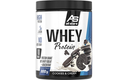 AllStars 100% Whey Protein (300G Dose)  Cookies and Cream
