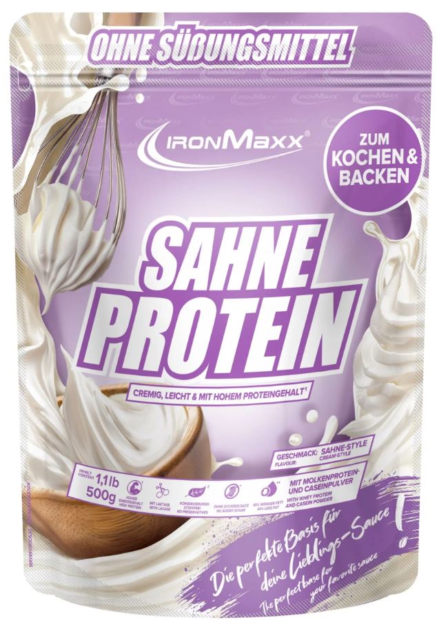 IronMaxx Sahne Protein (500g Beutel) Sahne