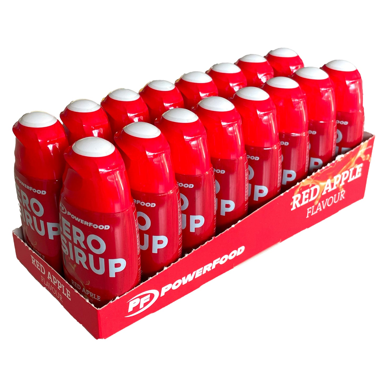 PowerFood Zero Sirup (16 x 65ml) Red Apple