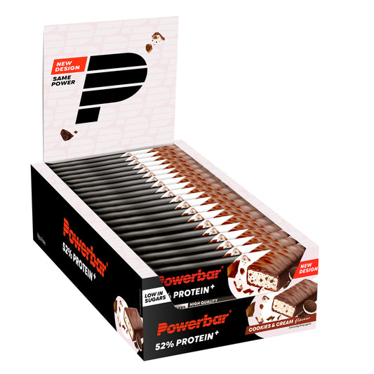 PowerBar 52% Protein Bar (20 x 50g)  Cookies and Cream