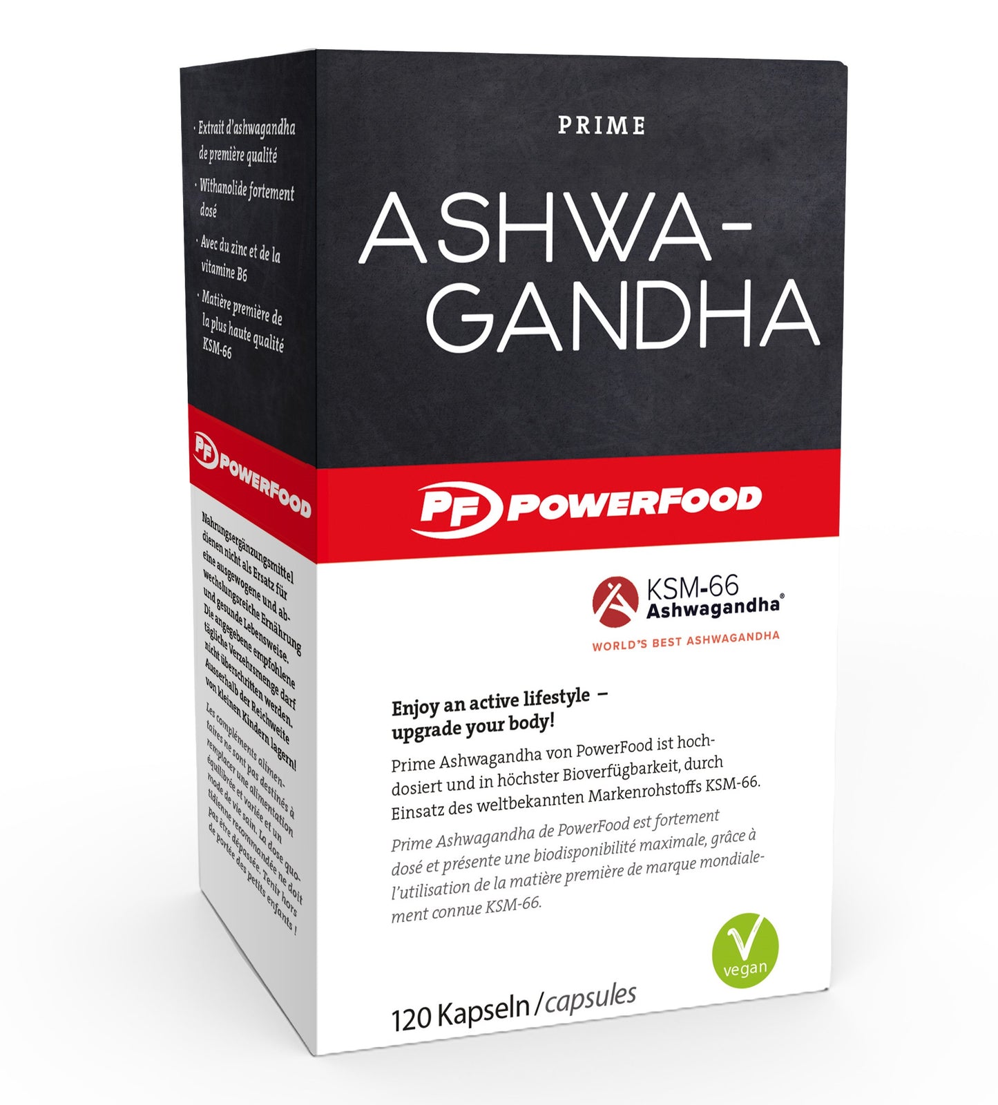 PowerFood Prime Ashwagandha KSM-66 (120 Caps)