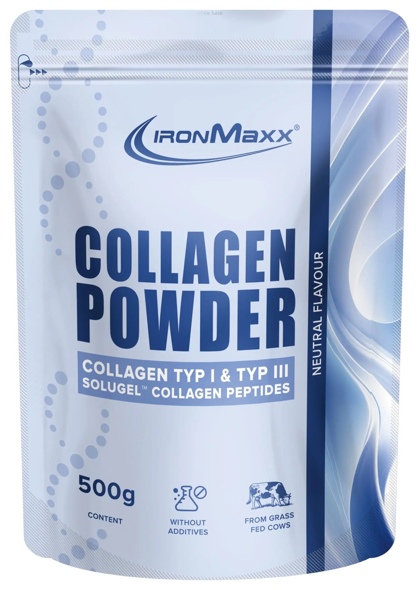 IronMaxx Collagen Powder (500g Beutel) Neutral