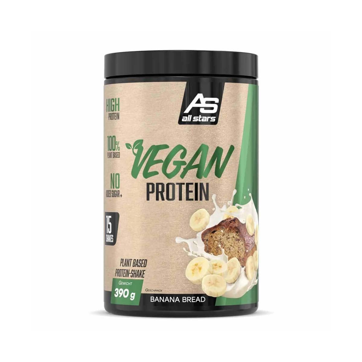 All Stars Vegan Protein (390G Dose) Banana Bread