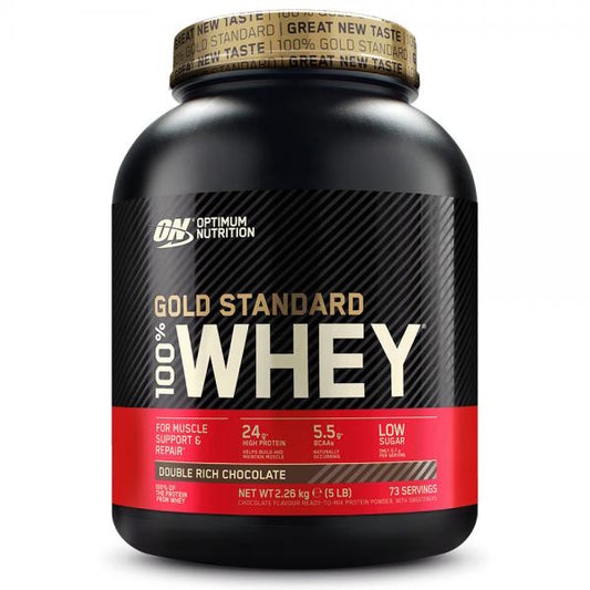 Optimum Nutrition 100% Whey Gold Standard (2300g Dose) Double Rich Chocolate
