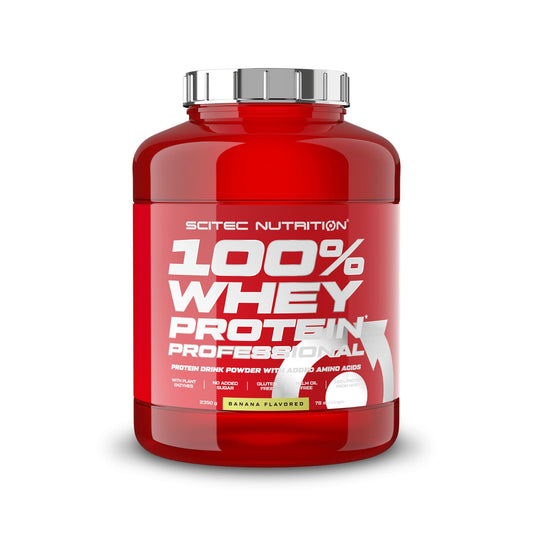 Scitec Nutrition 100% Whey Protein Professional (2350g Dose) Banane
