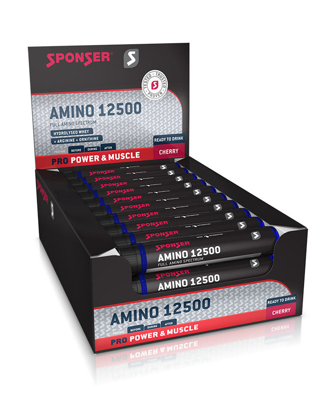 Sponser Amino 12500 (Display à 30 x 25 ml) Kirsch