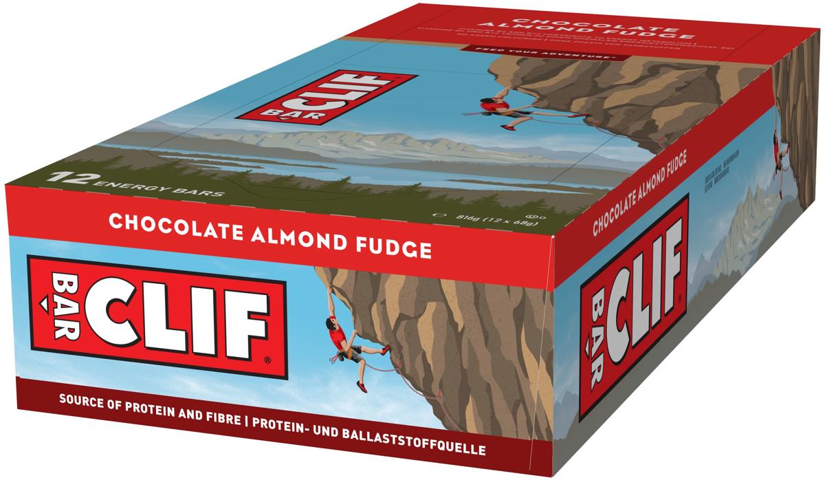 Clif Bar (12x68g Riegel) Chocolate Almond Fudge