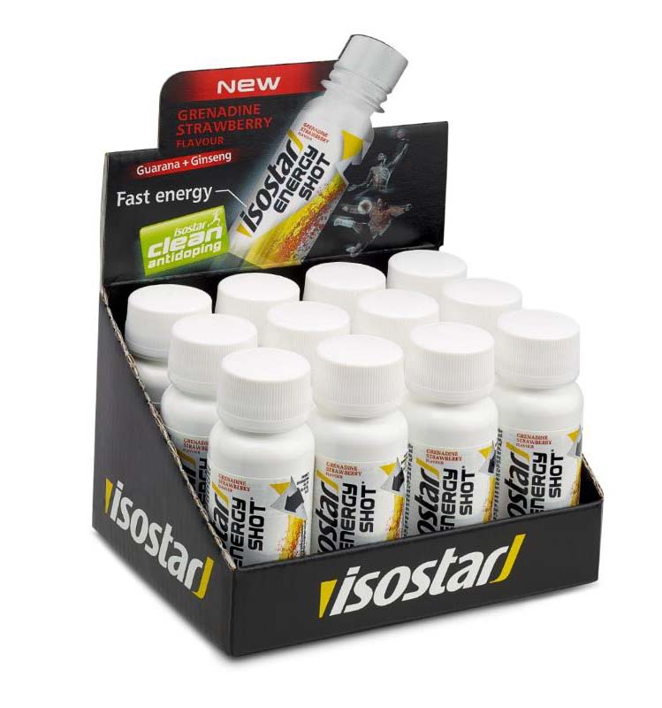 Isostar Energy Shot (12 x 60g) Grenadine Strawberry