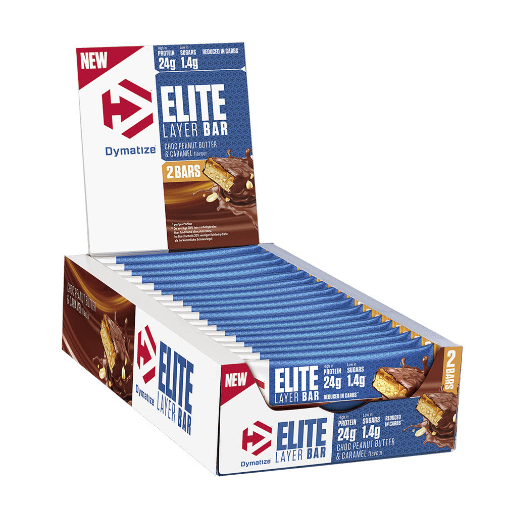 Dymatize Elite Layer Bar (18 x 60g) Chocolate Peanut Butter Caramel