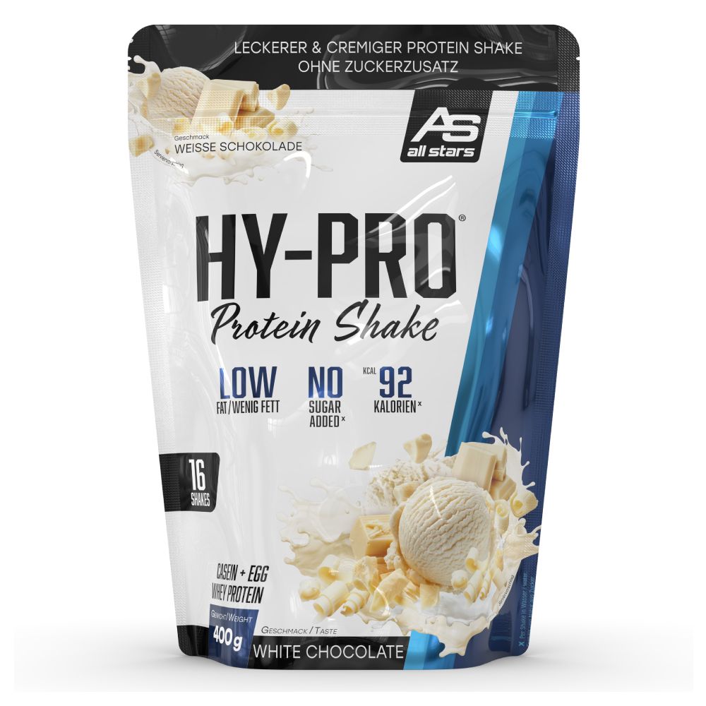 All Stars Hy-Pro Protein Shake (400G Beutel) White Chocolate