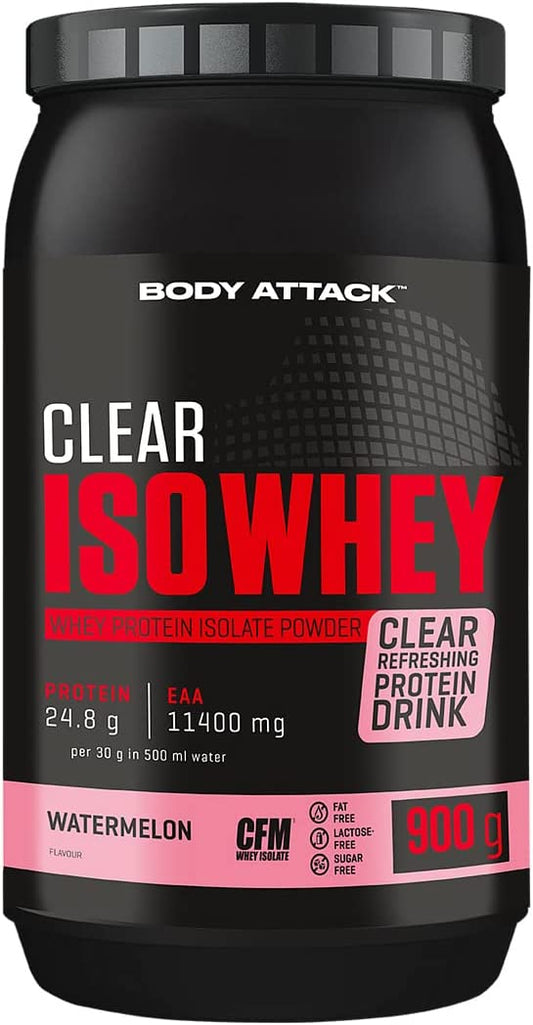 Body Attack Clear Iso Whey (900G Dose) Watermelon