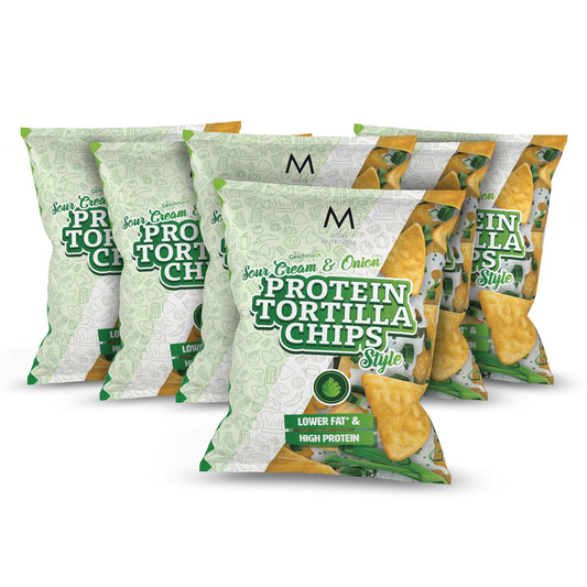 More Nutrition Tortilla Chips (6 x 50G) Sour Cream & Onion
