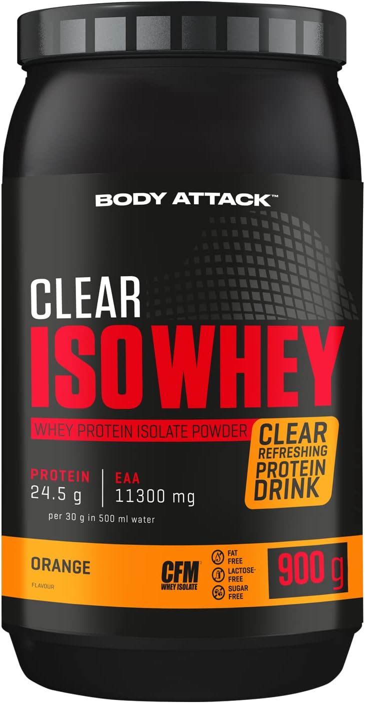 Body Attack Clear Iso Whey (900G Dose) Orange