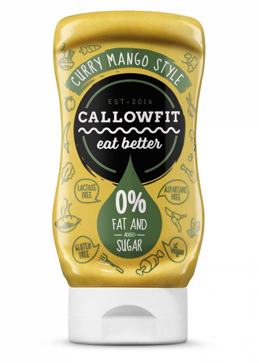 Callowfit Curry Mango Style Sauce (300ml)  Curry-Mango