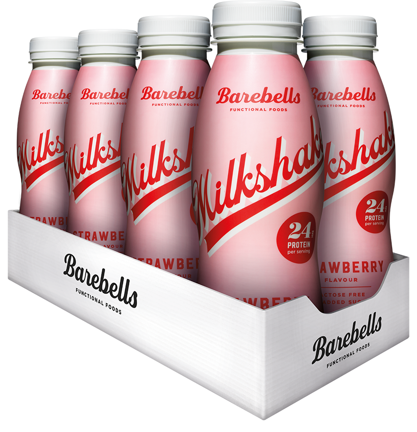 Barebells Protein Milkshake (8x 330ml) Strawberry