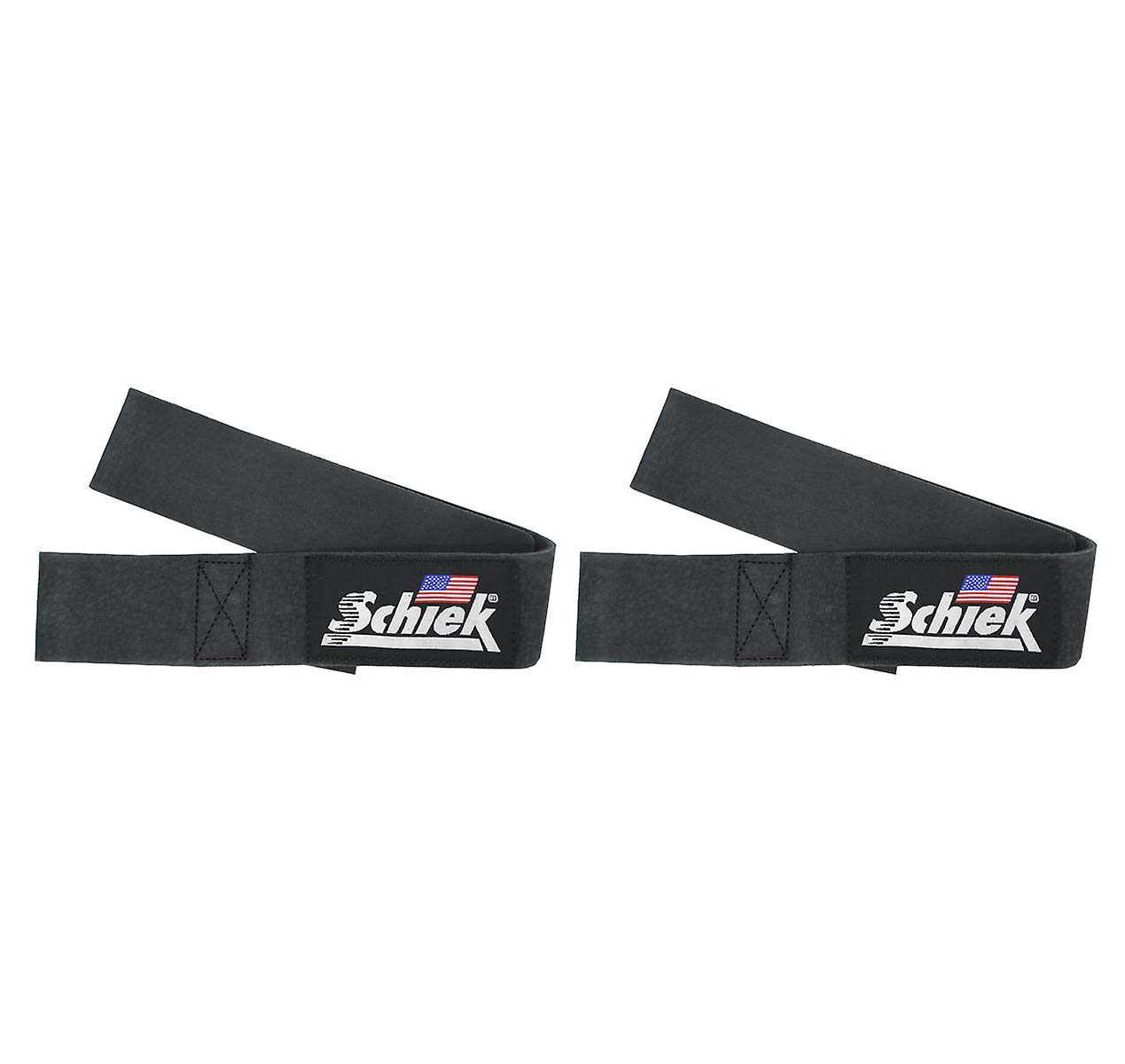 Schiek Leather Lifting Straps 1000LLS Black Größe: one-size (Einheitsgrösse)