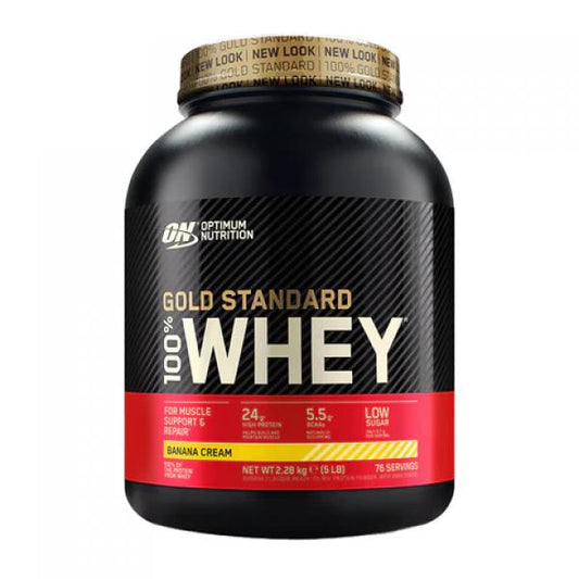 Optimum Nutrition 100% Whey Gold Standard (2300g Dose) Banana Cream