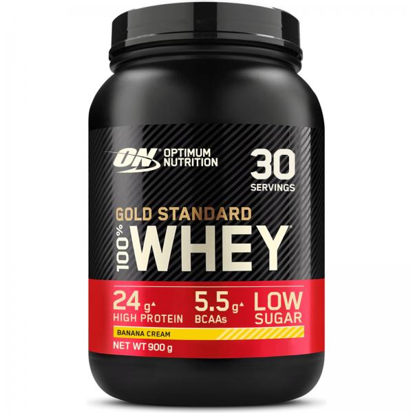 Optimum Nutrition 100% Whey Gold Standard (908g Dose)  Banana Cream